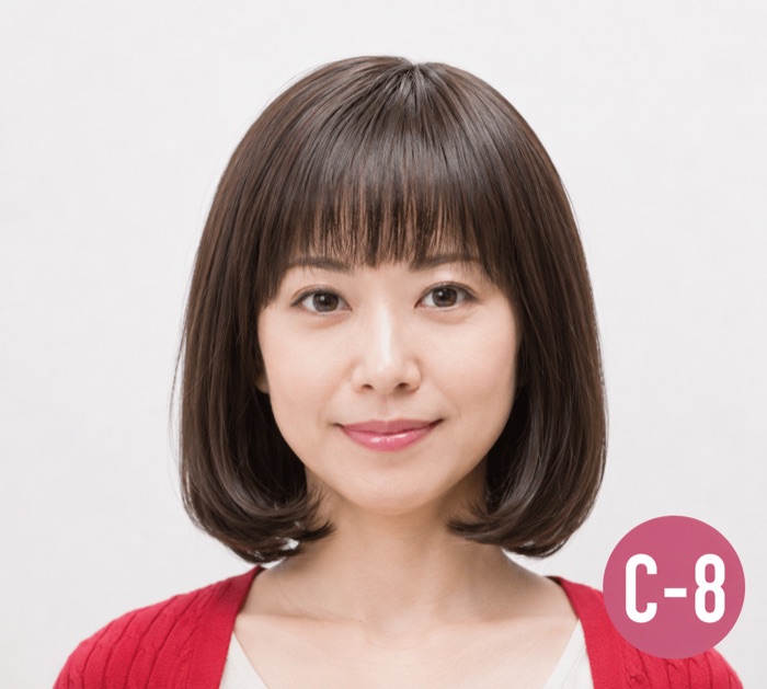 ミキクイック C-8 フレンチボブ(医療用既製品ウィッグ)
