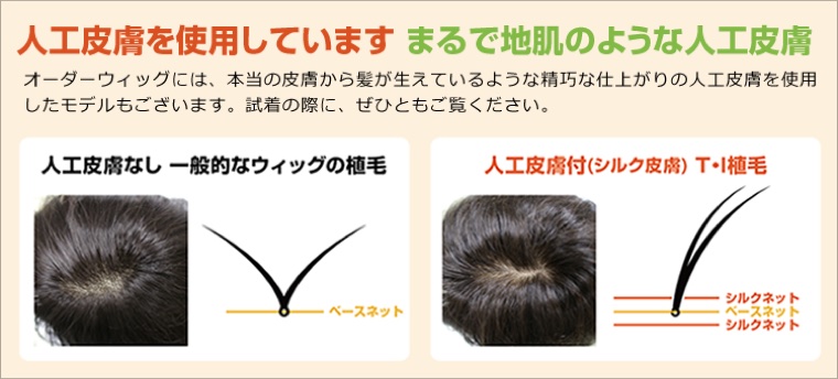 自然な分け目(つむじ)を再現